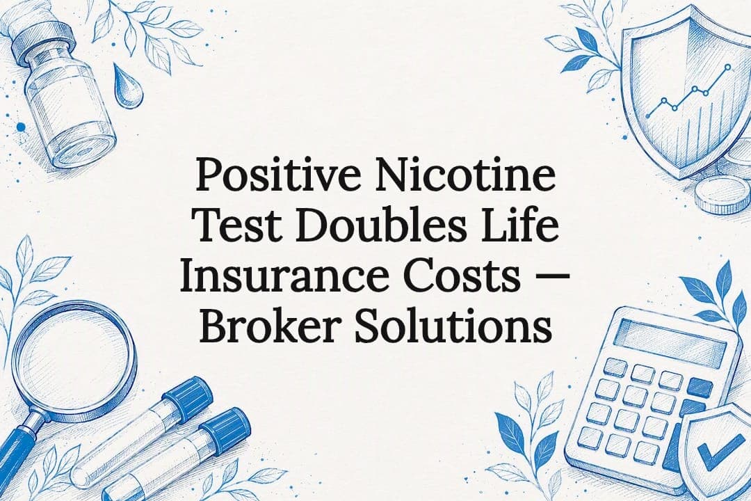 Positive Nicotine Test Doubles Life Insurance Costs — Broker Solutions