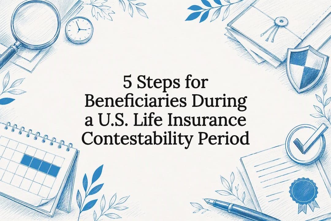 5 Steps for Beneficiaries During a U.S. Life Insurance Contestability Period