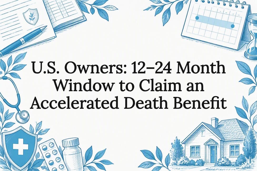 U.S. Owners: 12–24 Month Window to Claim an Accelerated Death Benefit